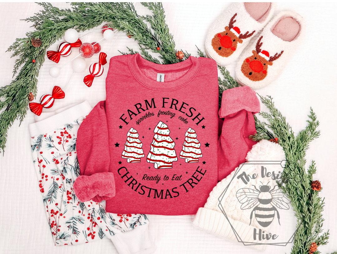 Farm Fresh Christmas Tree Cake