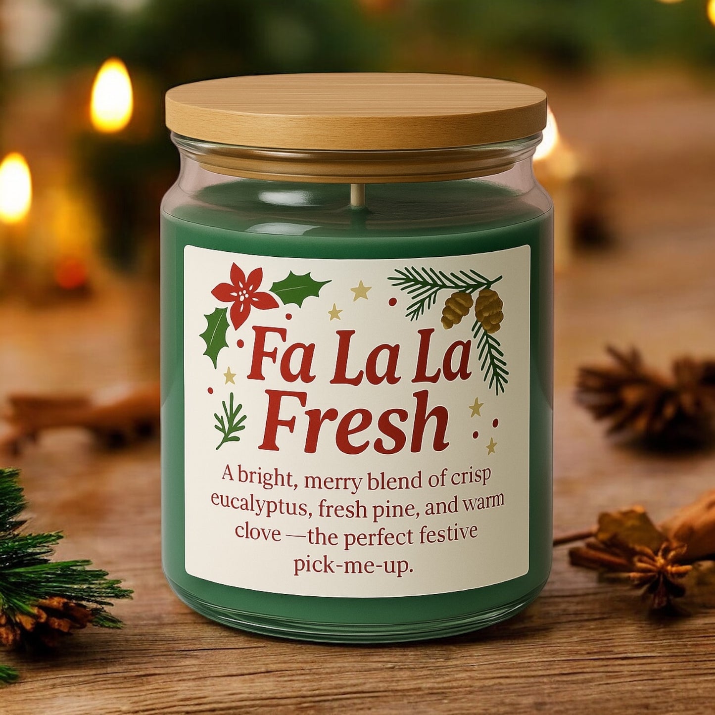Fa La La Fresh – Hand-Poured Christmas Candle