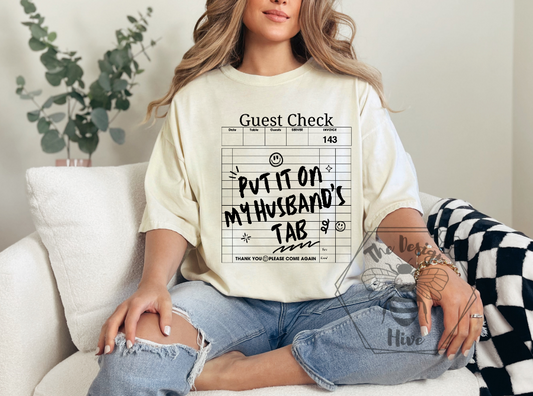 Put It on My Husband’s Tab