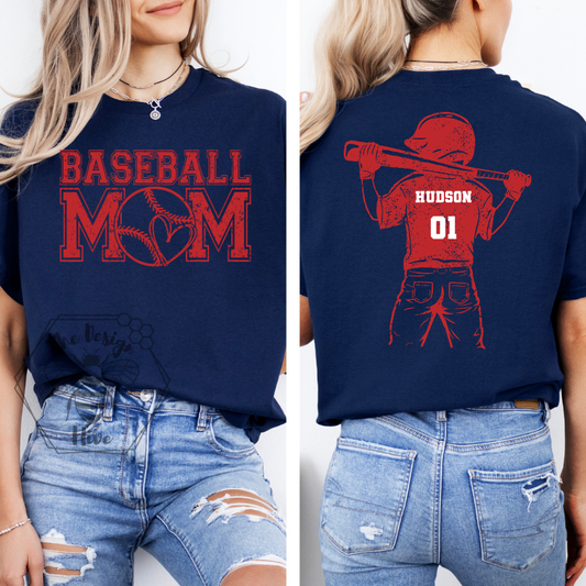 Custom Baseball Mom Pride