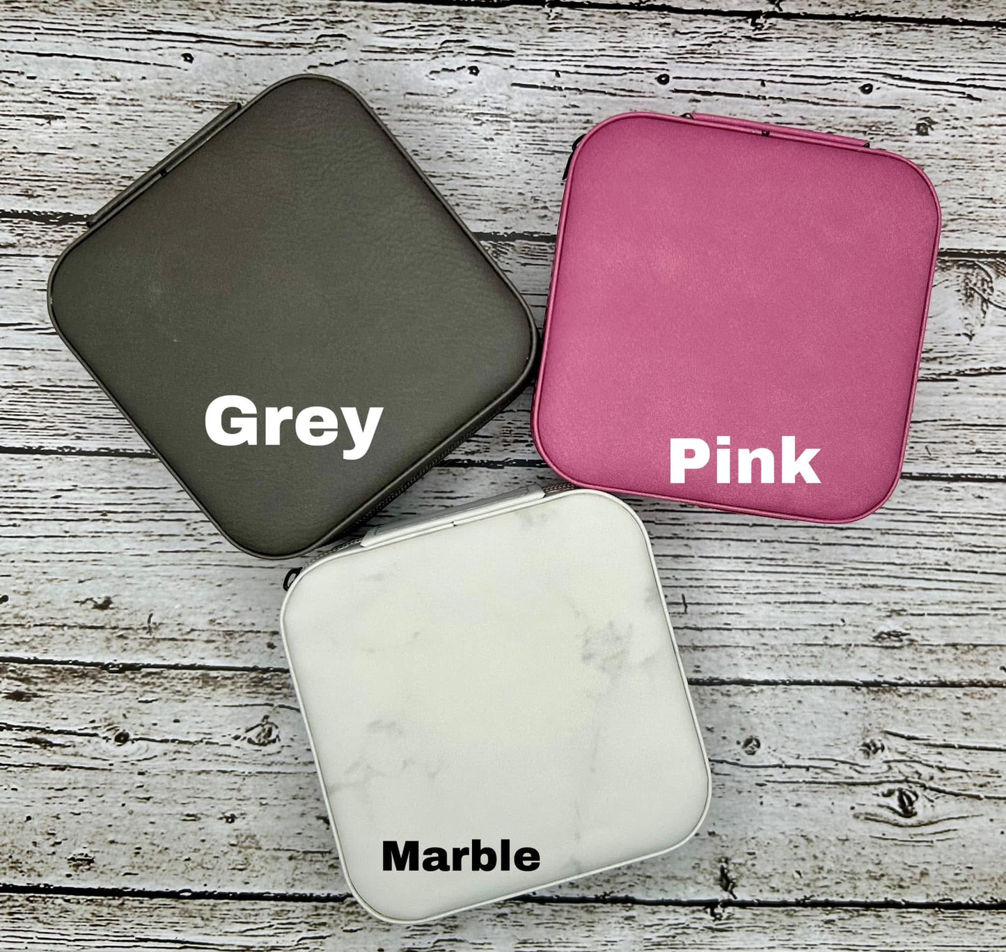 Custom Engraved Travel Jewelry Box