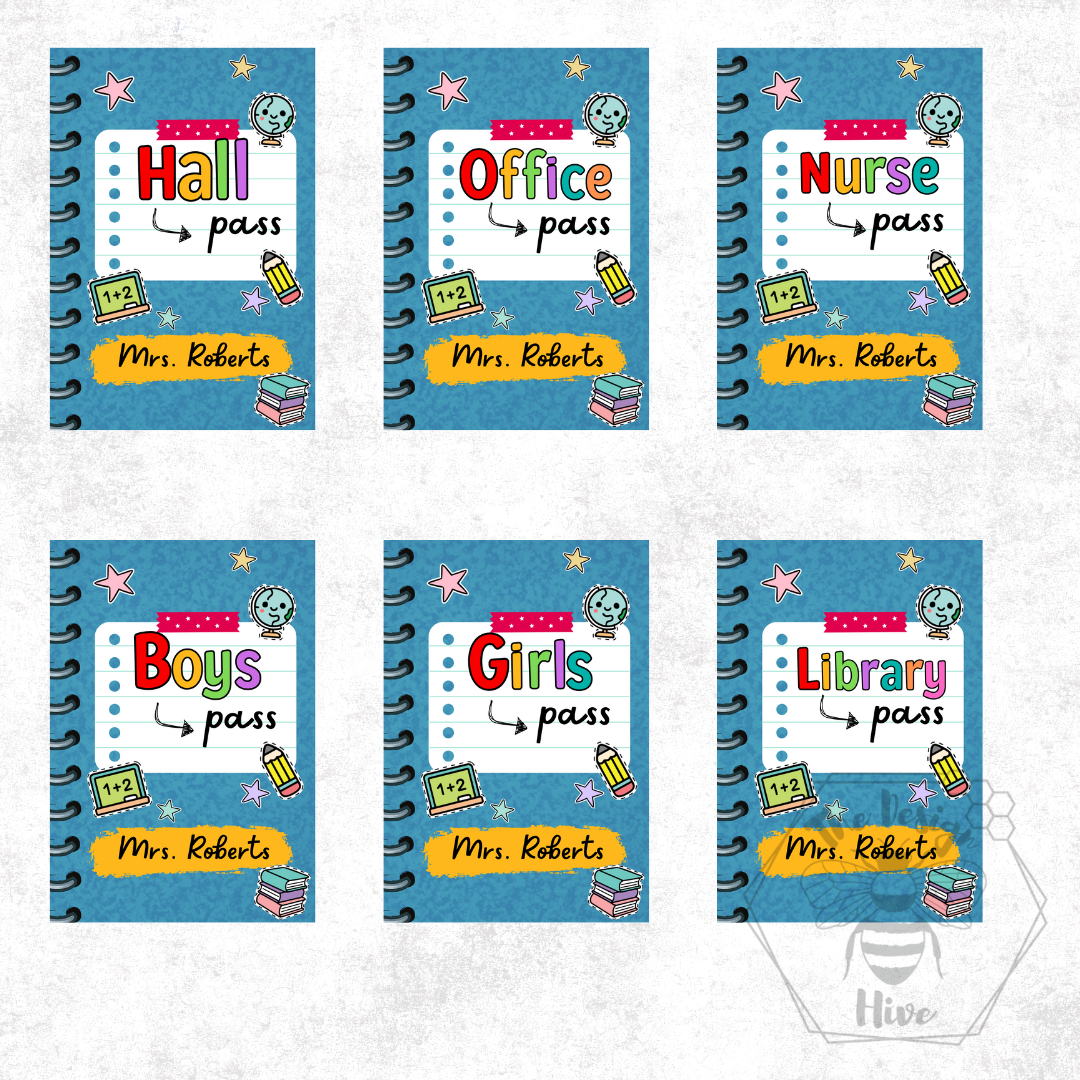Hall Pass - Set of 6