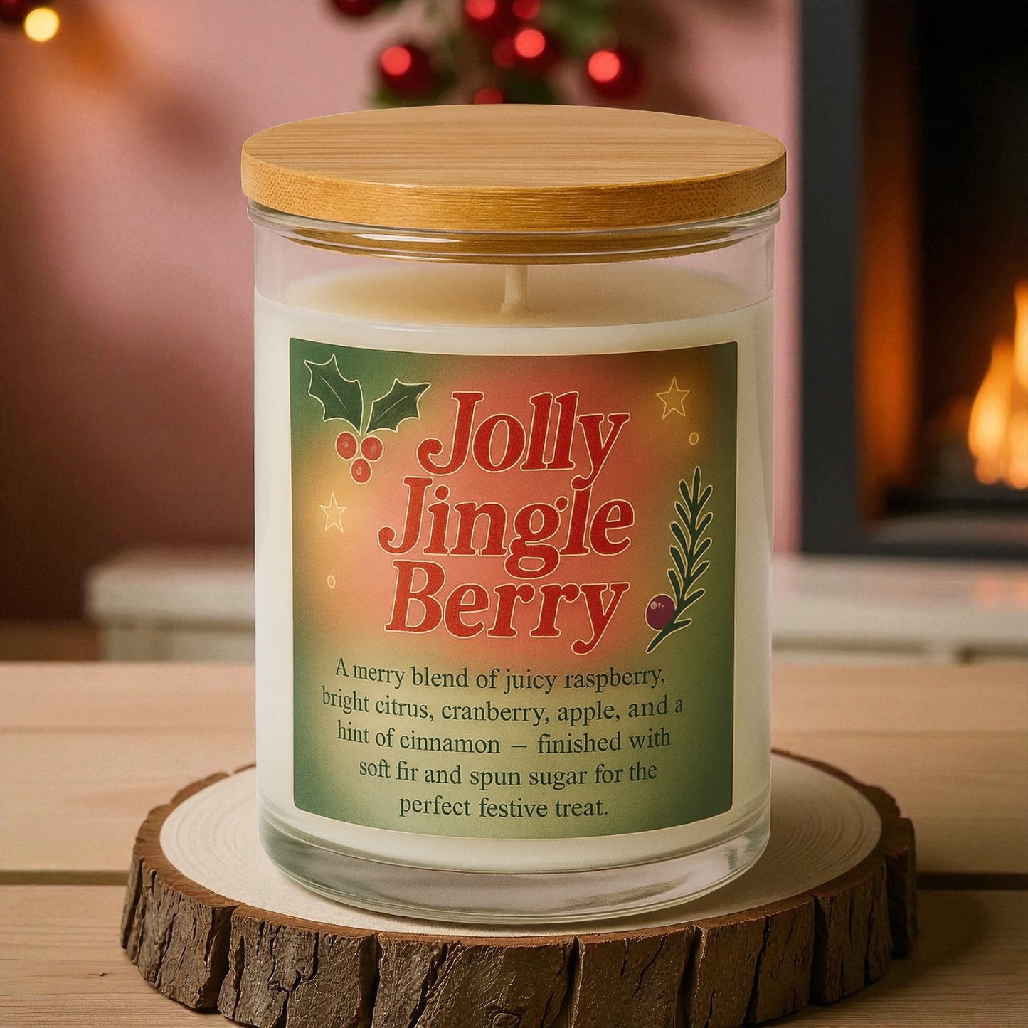 Jolly Jingle Berry – Hand-Poured Christmas Candle