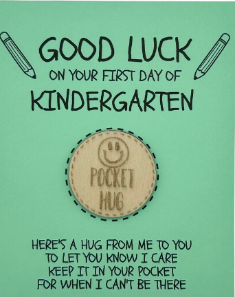 Pocket Hug Coin – First Day of Kindergarten Edition
